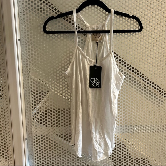 Chaser White tank Top Size Medium NWT - Picture 2 of 7